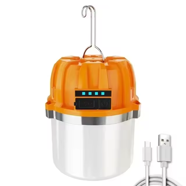 Lámpara De Camping LED Recargable Por USB Con Batería Integrada Luz Exterior Para Barbacoas Y Tiendas De Campaña Caja De Almacenamiento De Energía De Emergencia - 1