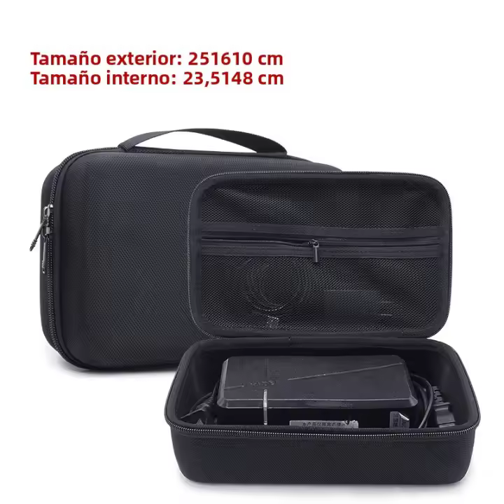 Estuche Portátil Para Cargador De Bicicleta Eléctrica EVA Suave Antigolpes Viaje Equipaje De Almacenamiento Para Batería De Motocicleta Y Coche - 1