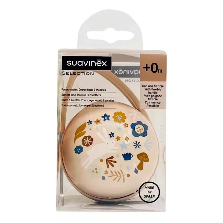 Suavinex Portachupetes Capacidad 2 Chupetes +0m - 1