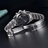 Reloj De Pulsera De Cuarzo Para Hombre PAGANI DESIGN Con Bisel De Acero Inoxidable Cristal De Zafiro Resistente Al Agua VK63 Reloj Hombre - details 5