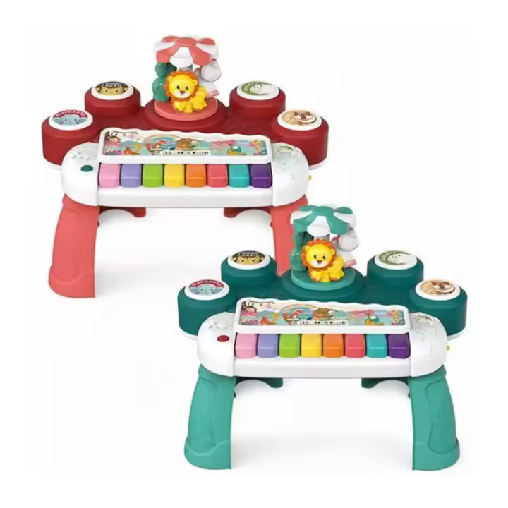 PIANO PATAS CON CARRUSEL ANIMAMALES SELVA DE PANRITOS - 1