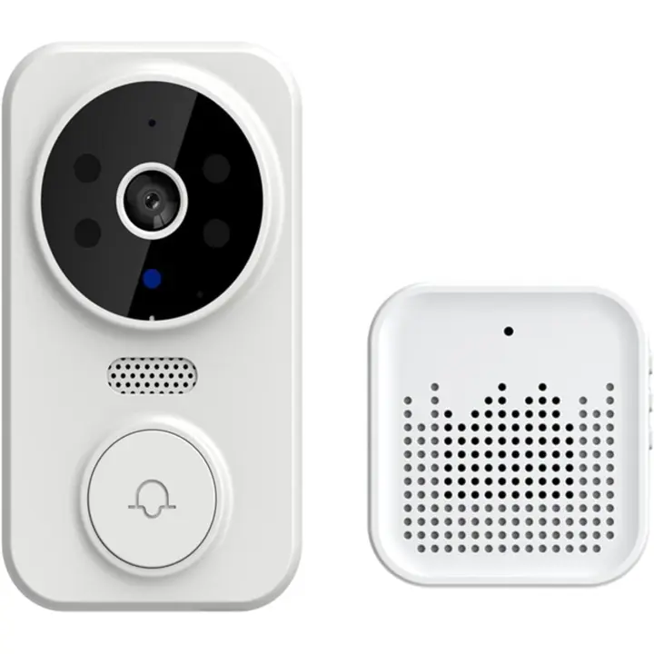PORCHEDDU Videoportero inalámbrico inteligente, intercomunicador con Visión Nocturna, WiFi, Cámara de Seguridad, Bidireccional Audio - 1