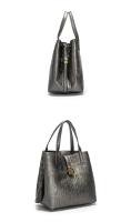 Bolso Bandolera Para Mujer CH Embossed Con Diseño De Impresión De Letras Gran Capacidad Elegante Temperamento Bolso De Mano Casual - details 9