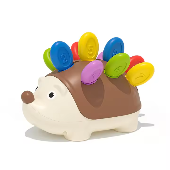 Juguetes Biomiméticos De Erizo Montessori Para Bebés Desarrollo De La Coordinación Mano-ojo Y Entrenamiento Motriz Fina Educación Temprana Juguete Suave No Inflable Para Niñas Y Niños - 1