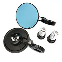 Espejos Retrovisores Traseros De Motocicleta Universales Para Manillar Redondo 7/8 Pulgadas Accesorios Para Bicicletas 2Pcs/Pareja - details 1