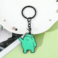 Llavero Colgante De Rana Verde Con Dedo Middle Finger Divertido Para Hombres Y Mujeres Llavero De Amigo Soporte De Llaves Regalo - details 5