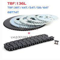 Cadena De Motocicleta T8F 47cc 49cc Con 136 Enlaces Y Engranaje De 38-74 Dientes Para Mini Motocicletas ATV Motor De 4 Tiempos 2 Tiempos Piezas De Motor - details 0