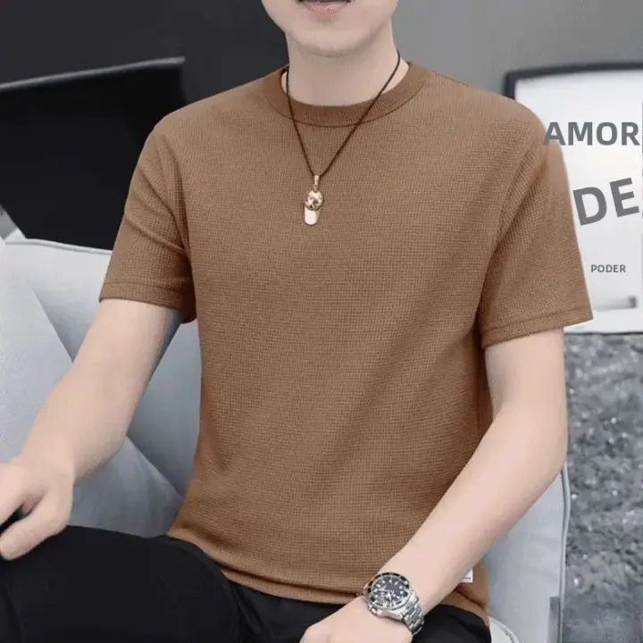 Camiseta De Verano Para Hombre Con Estampado De Saboya Cuello Redondo Manga Corta Estilo Harajuku T-Shirt Oversize Casual - 1