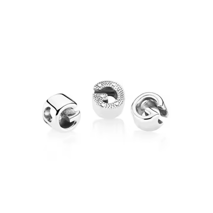 Charm Pandora de Plata Inicial Letra G - Joyería Mujer - 1