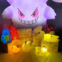 Lámpara De Noche Pokemon Anime Pikachu Gengar LED Figura De Decoración Para Habitación Regalo Para Niños Y Niñas - details 0