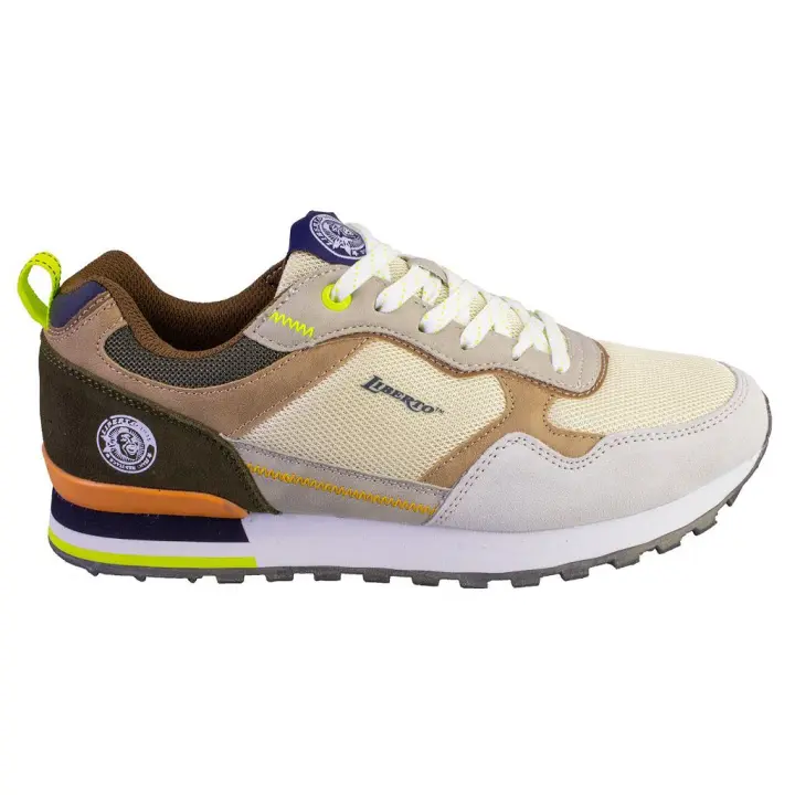 LIBERTO 2501 Zapatillas casual de hombre beige 525 - 1
