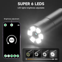 Cámara De Endoscopio WiFi Con Autoenfoque 5.0MP Para iPhone Y Android HD1944P Cámara De Inspección Industrial Impermeable Sin Cable - details 7