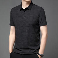 Camisa Polo De Algodón Impresión Para Hombre 2024 Estilo Casual Transpirable Y Cómoda Con Mangas Cortas Moda Primavera Verano - details 16