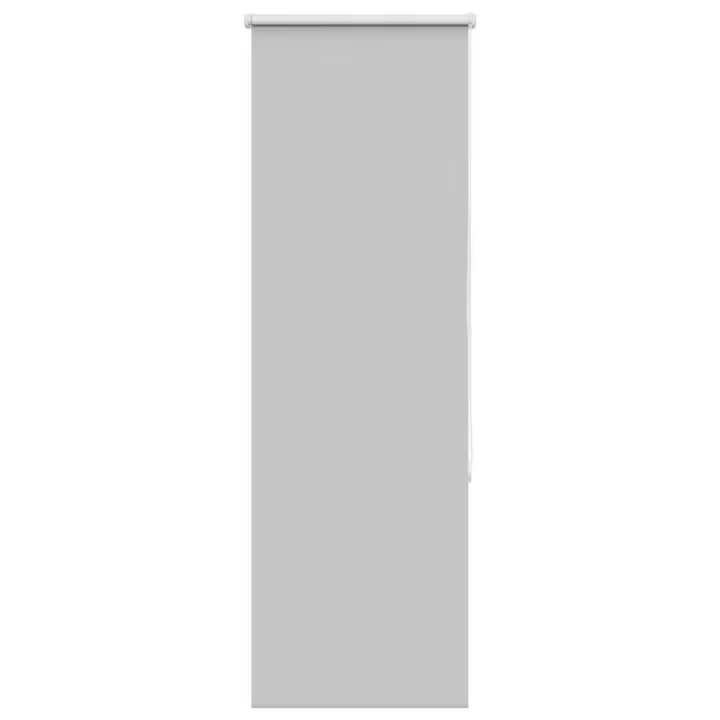 vidaXL Estor Enrollable Opaco gris claro 50x130 cm Tela Ancho 45,7 cm - 1