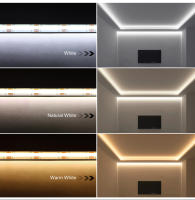 Tira De Luz LED COB CCT Alta Densidad 608 LEDs/m 2700K a 6500K Cambiable DC12V 24V Dimmable FOB Lámpara De Tira Lineal Para Iluminación De Sala De Estar - details 5