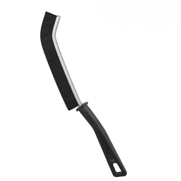 Cepillo De Limpieza Para Espacios Estrechos De La Casa Con Manija Larga Y Cerda Dura Para Juntas De Azulejos Baño Y Ángulos Mortero - 1