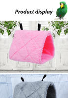 Caja De Encaje Para Pájaros En Invierno Con Hamaca De Peluche Acolchada Hogar Para Descanso Y Nidificación Accesorios Para Pájaros - details 3