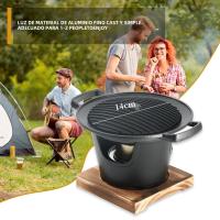 Mini Estufa De Barbacoa Desmontable Japonesa Con Grill Antideslizante Para Asar Carne Herramienta De Picnic Y Camping - details 5