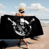 Toalla De Microfibra H-Hunderdome Para Festival De Música Toalla De Playa Absorbente Secado Rápido Suave Para Yoga Natación Resort Montañismo Tamaño 30x60 Cm - details 8