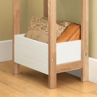 SoBuy FRG226-WN,ES Estantería de Baño con 3 Niveles de Bandejas,Estantería Tipo Escalera,H74 cm - details 2