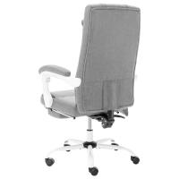 vidaXL Silla de oficina de masaje de tela gris - details 2