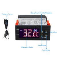 Controlador De Temperatura Digital STC-1000 STC-3000 Con Sensor LED Termómetro Higrómetro Relé Termostato Regulador 12V 24V 220V Para Hogar - details 10