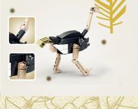 Bloques De Construcción Creativos Figuras De Animales Aves Cerdos Papagayos Gansos Modelos Educativos Cognitivos Para Niños - details 5