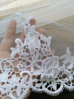 Velo De Novia BABYONLINE De Encaje Al Aire Con Borde De Encaje Catedral Blanco/Ivory Sin Abrazadera Un Solo Encaje Tulle 3 Metros Accesorio De Novia Para Mujer - details 5