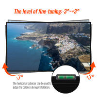 Soporte De Pared Universal Para TV Compatible Con La Mayoría De Pantallas LED Plana De 26-55 Pulgadas Soporta Hasta VESA 400x400mm Y Capacidad De Carga De 110 LBS - details 5