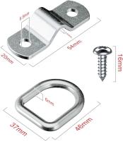 Anillo de montaje de anillo de fijación de 6 piezas y 12 tornillos, adecuado para fijar carga en barcos, remolques y barcos de automóviles - details 0