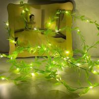 Curtain Lamp De Hierro Fundido Imitación Hoja Con Aluminio Y Pilas Incluidas Luz Decorativa Siempre Encendida Para Fiestas Y Decoración Del Hogar - details 2