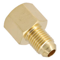 Adaptador De Acondicionador De Coche R134A R12 Con Conexión Rápida 1/2" ACME Hembra Y 1/4" SAE De Cobre De Alta Calidad Para Inyector De Combustible - details 7