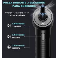 BIT Soplador de Polvo Eléctrico y Aspirador 2 en 1, Aire Comprimido Limpieza pc, 3 Velocidades, Mini Aspiradora de Mano, Luz Led,Bolsa y Accesorios.12000Pa Succión,Recargable y Portatil - details 1