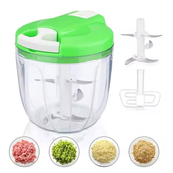 Batidora de vaso 2 en 1 para encimera de cocina, batidora de cristal de 1500 ml, 4 velocidades - 1