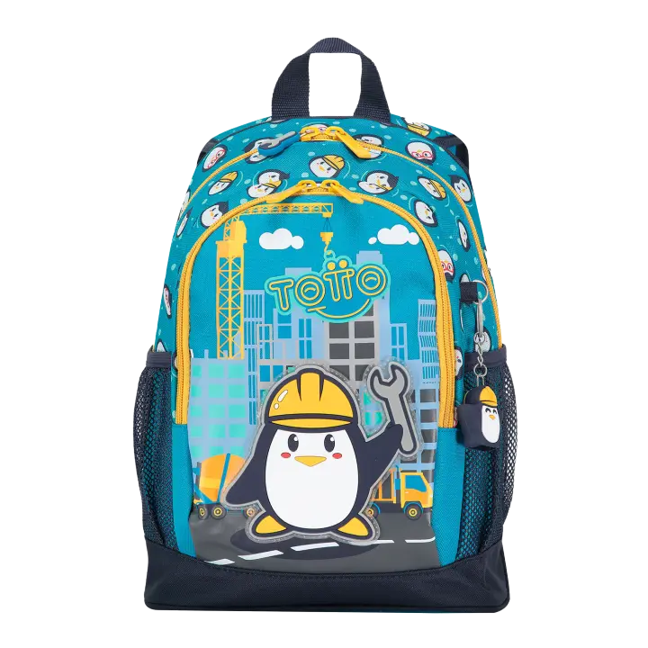 Totto Mochila escolar Funny Penguin Material: Poliéster 28 x 40 x 10 cm - 1