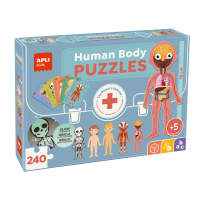 PUZZLE CUERPO HUMANO 240 PIEZAS 70CM APLI KIDS - details 0