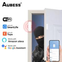 Sensor De Puerta Inteligente WiFi Tuya Compatible Con Google Home Y Alexa Detecta Si La Puerta Está Abierta O Cerrada Sensor De Ventana Para El Hogar Inteligente - details 1