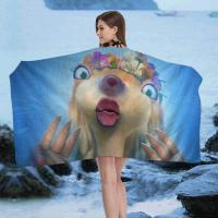 Toalla De Playa De Verano Para Niños I-Ice Age Dibujos Animados Absorbente Y Grande Microfibra Para Baño Piscina Viajes - details 9