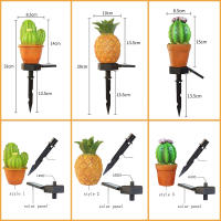 Lámpara Solar LED Para Jardín Impermeable Decorativa De Piña Y Cactus Para Paisaje Iluminación De Camino De La Pradera - details 4