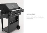 CREATE - Barbacoa de gas con quemador lateral y mesa auxiliar - BBQ GAS BURNER PRO - details 8