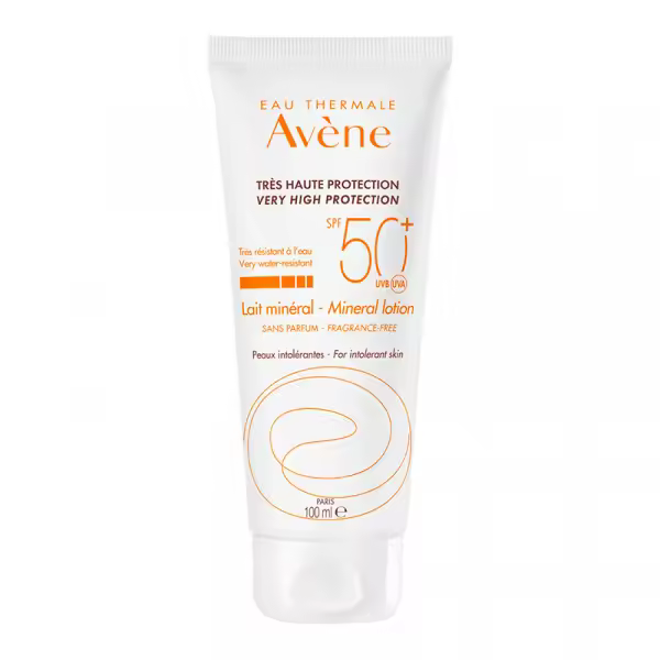 Avène Protector Solar AVENE Leche Mineral SPF50+ - Protección Facial y Corporal Muy Alta - 1