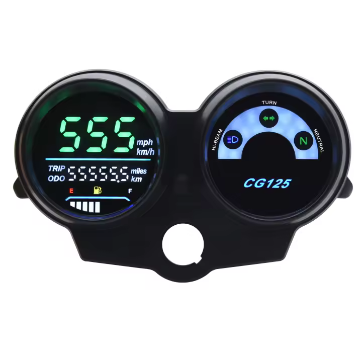 Pantalla Digital LED De Alta Calidad Para Motocicleta Reemplazo De Tachímetro Odómetro Para Honda CG125 Fan125 Titan125 - 1