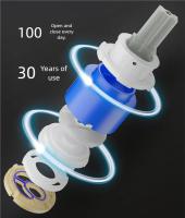 Grifo De Cocina De Niquel Pulido Con Extensión Para Fregadero Montado En La Plataforma Grifo De Agua Caliente Y Fría De Acero Inoxidable Con Cabezal De Rociador Y Control Por Manija Vertical - details 19