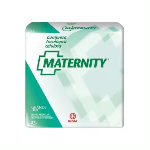 INDAS MATERNITY COMPRESA TOCOLÓGICA 25 UNIDADES - 1