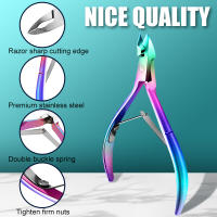Set De 3 Herramientas De Manicura Y Pedicura En Acero Inoxidable Cortauñas Clipper De Cutícula Tijeras Eliminador De Piel Muerta Y Empuñadura - details 2