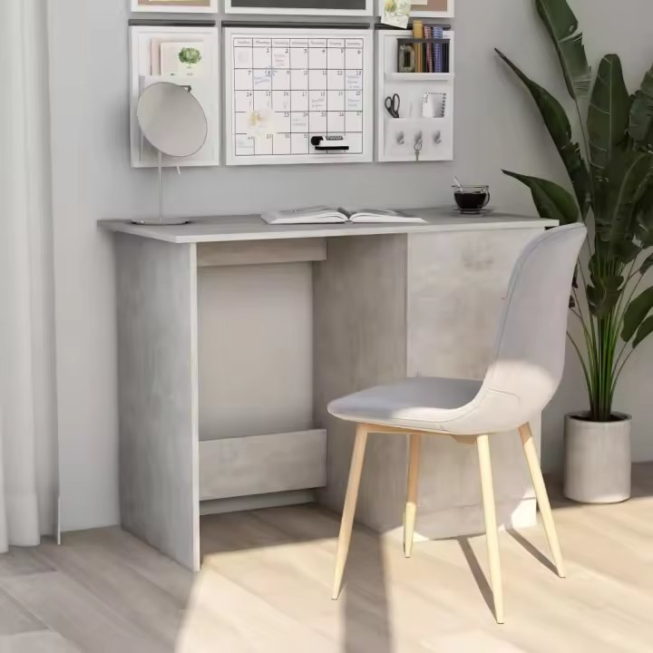 Hormigón gris 100x50x76 cm Madera multicapa - 1