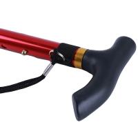 Bastón Telescópico De Aleación De Aluminio Para Caminar Y Acampar Batea De Hierro Plegable Para Ancianos Bastón De Apoyo - details 16