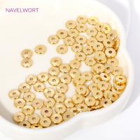 Bolas Redondas Y Planas De Latón Galvanizado En Oro 18K Para Suministros De Joyería DIY Accesorios Para Pulseras Y Collares - details 16