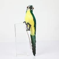 Decoración Creativa Y Artesanal De Papagayo Animal Para Jardín Miniatura Pajaro De Tela Con Plumas Para Adorno Del Césped Tamaño 25/35cm - details 14