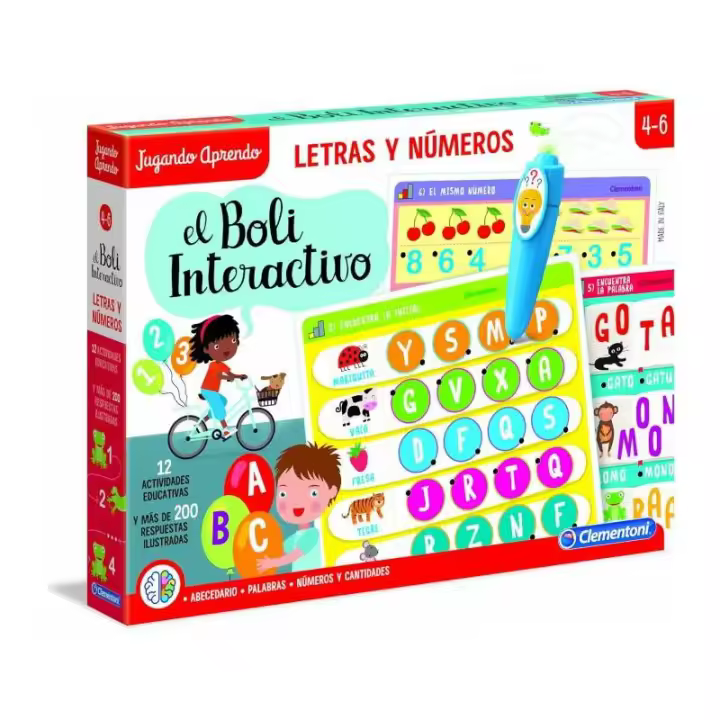 BOLI INTERACTIVO LETRAS Y NUMEROS DE CLEMENTONI - 1